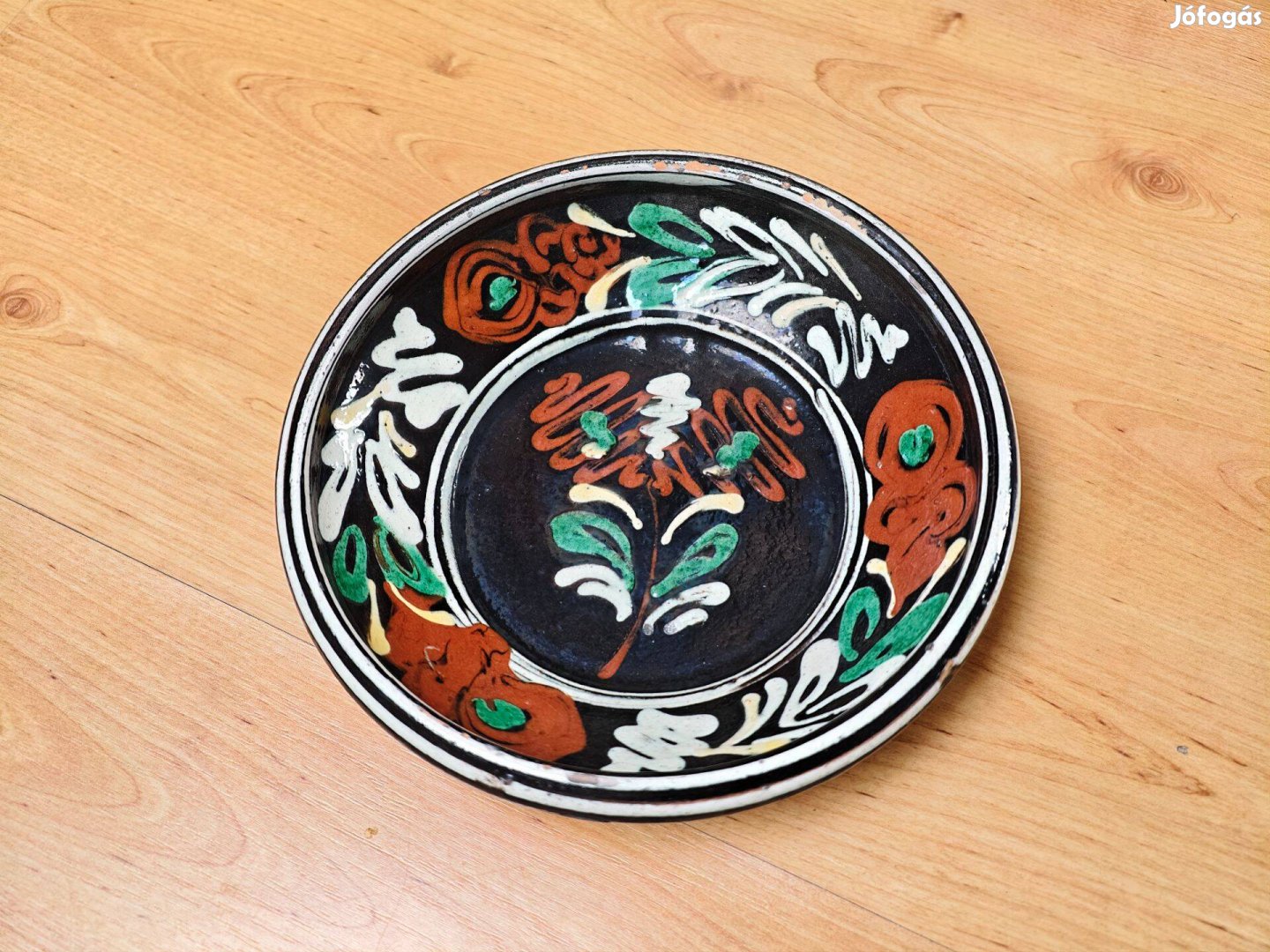 Kerámia fali dísz tányér