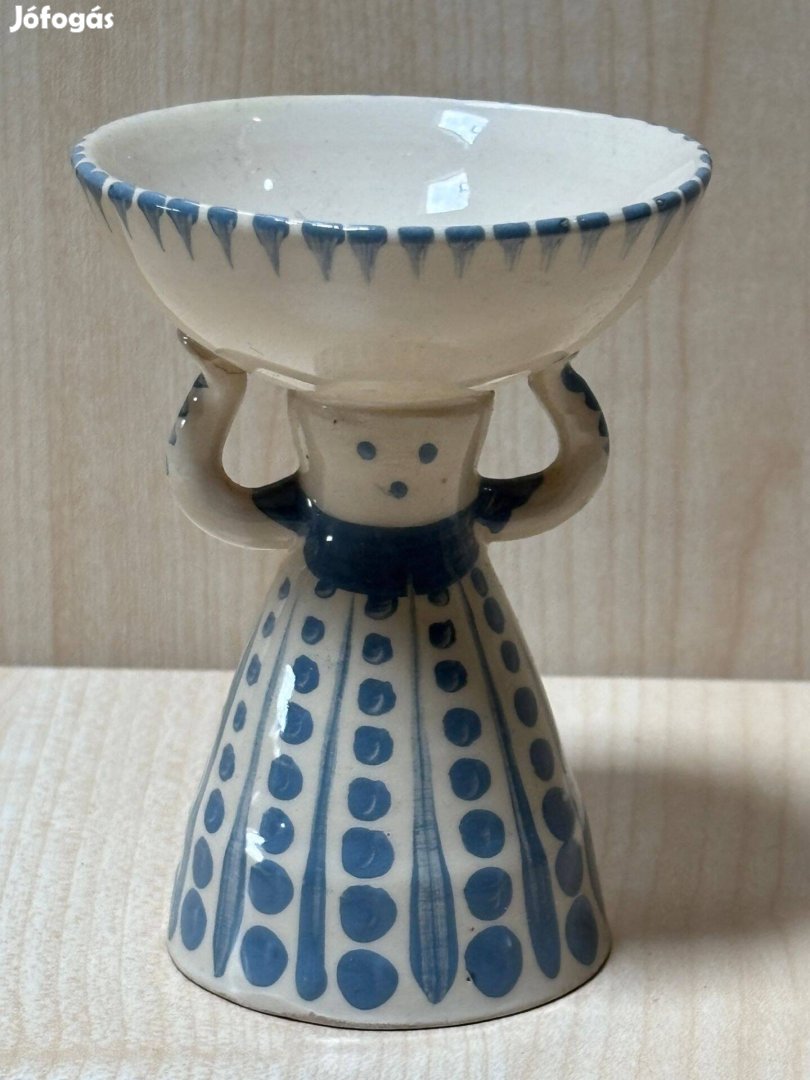 Kerámia figura, figurális dísztárgy, nipp