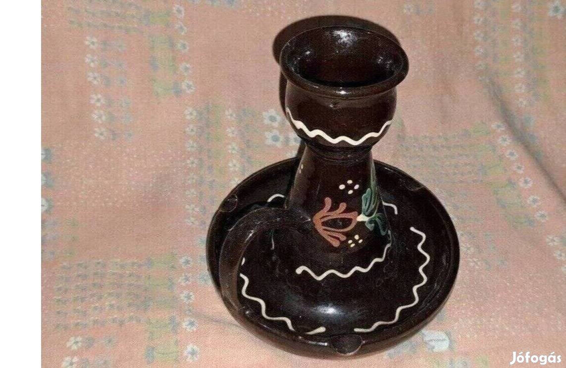 Kerámia gyertyatartó