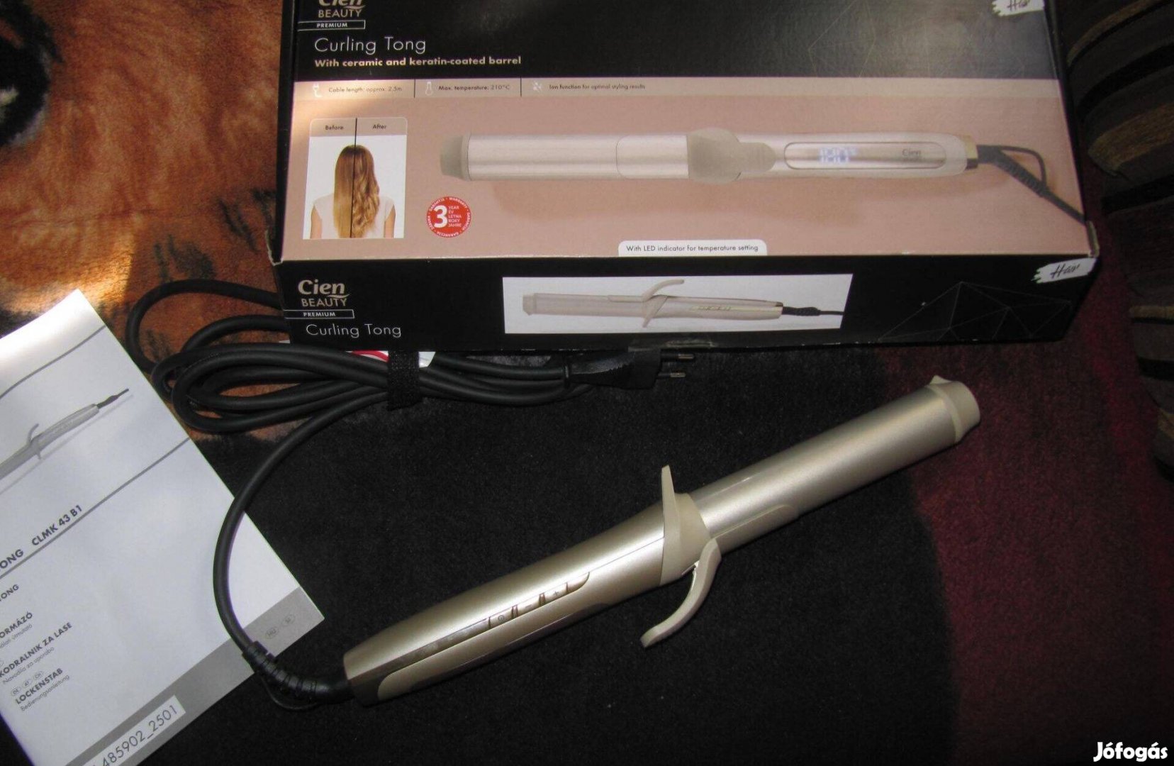 Kerámia hajformázó, ledes - vadonat új