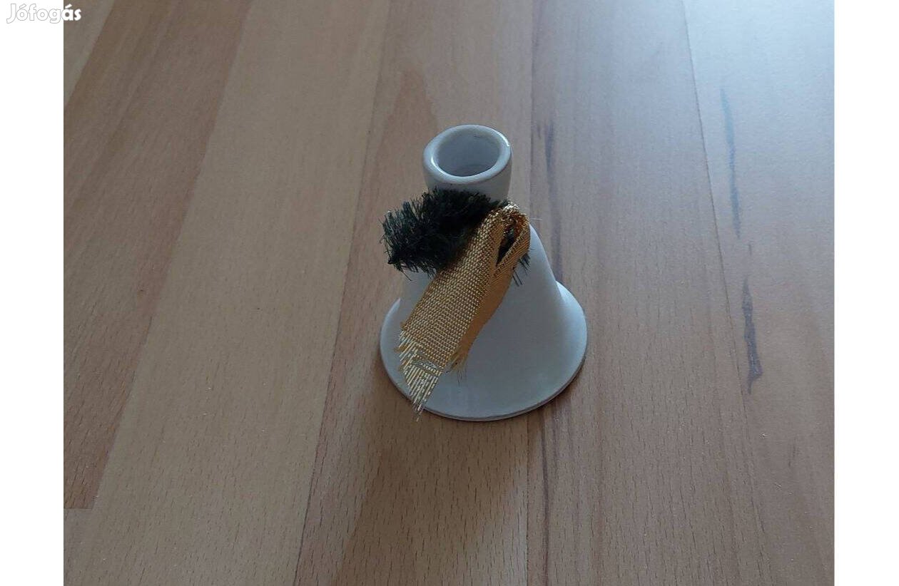 Kerámia harang, csengettyű. 8 cm magas és 7 cm átmérőjű