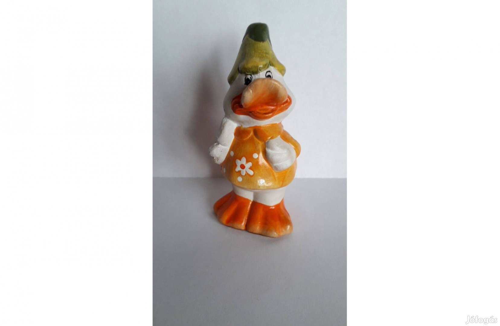 Kerámia kacsa 9,5 cm hibátlan