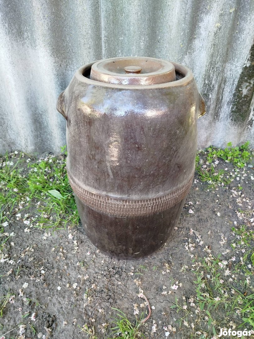 Kerámia káposztáshordó eladó