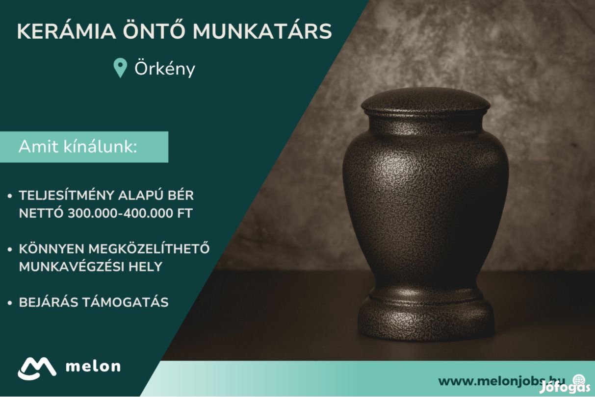 Kerámia öntő munkatárs