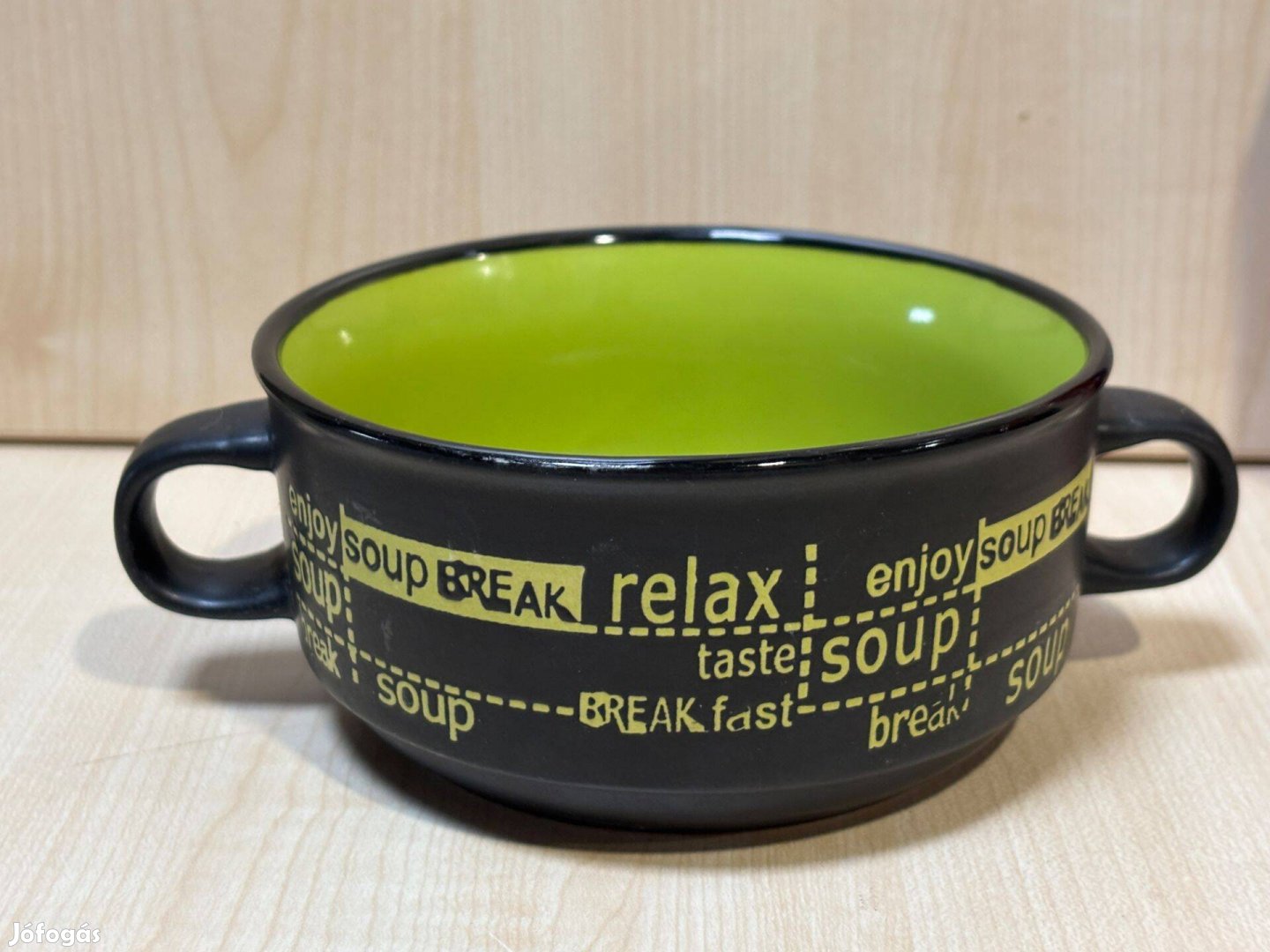 Kerámia tálka, tányér, müzlis, leveses tányér