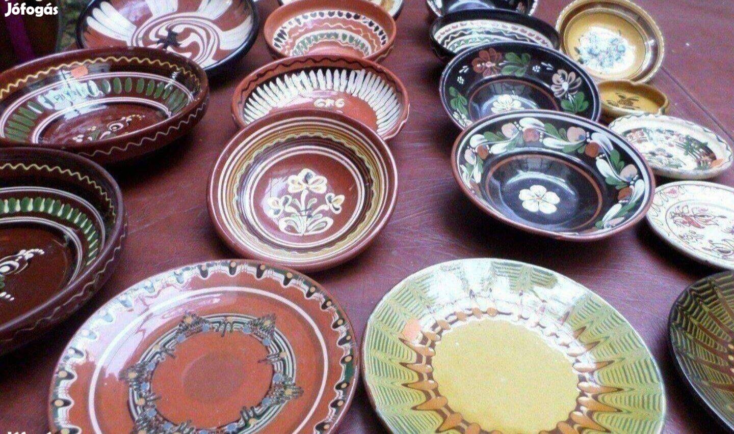 Kerámia tányér gyűjtemény