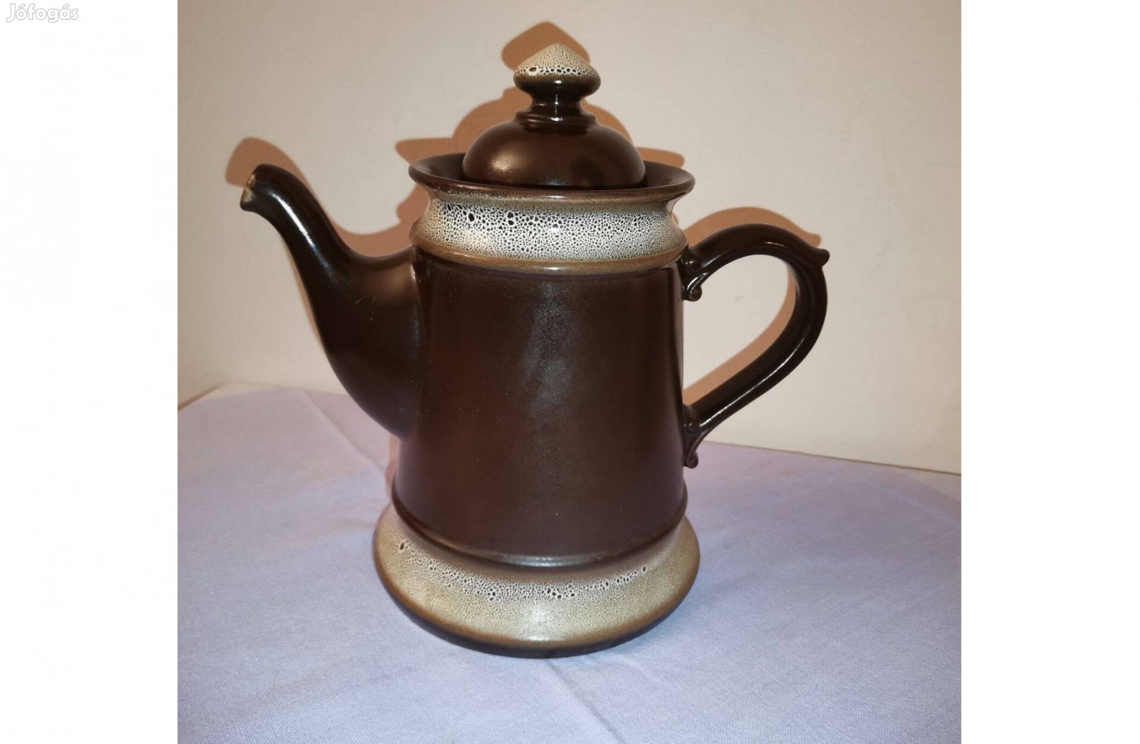 Kerámia teáskanna fedővel:antik