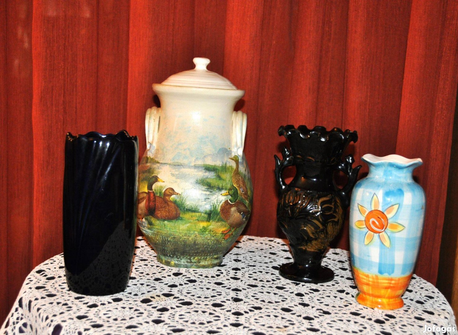 Kerámia váza csomag egyben eladó , nem porcelán