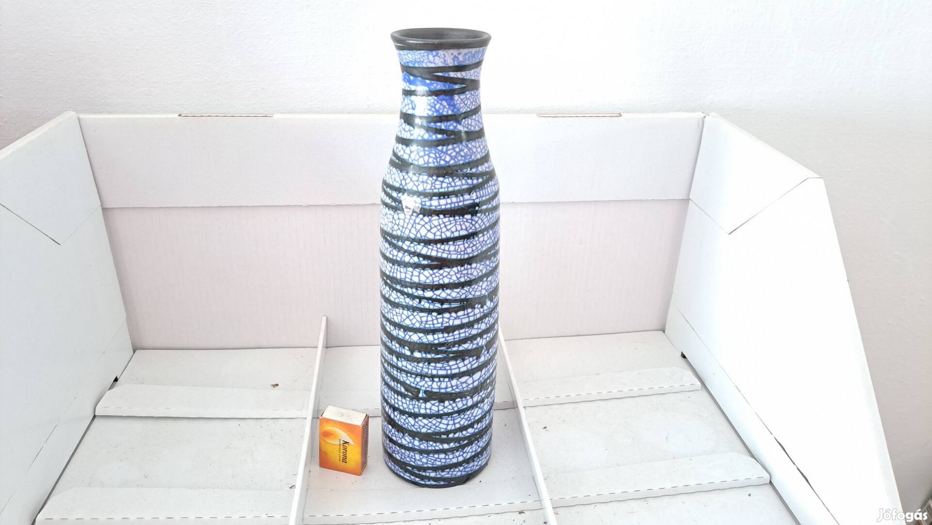 Kerámia váza mázas, ritka