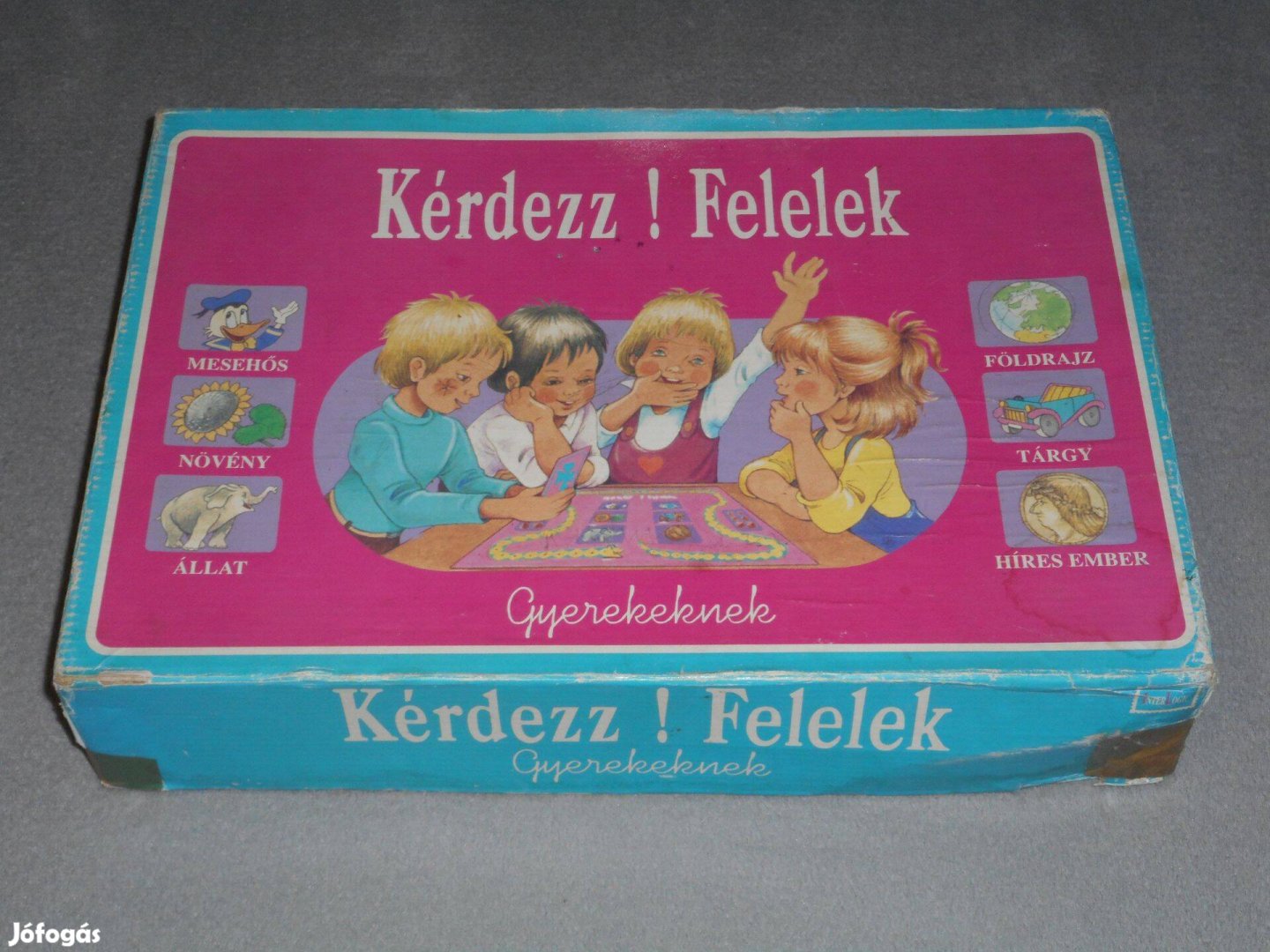 Kérdezz! Felelek Gyerekeknek Retro Régi társasjáték