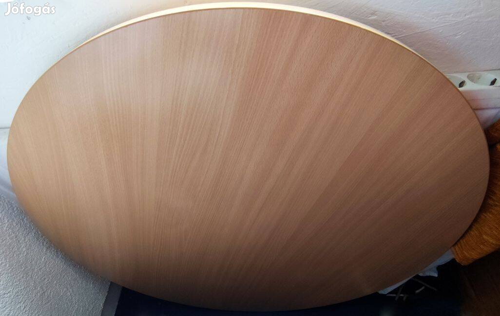 Kerek asztallap nyírfa színben, 100 cm átmérő