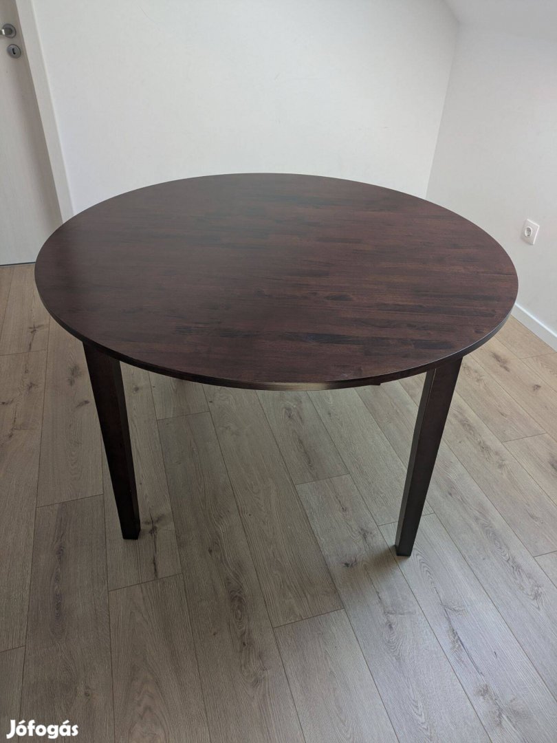 Kerek fa asztal 120cm