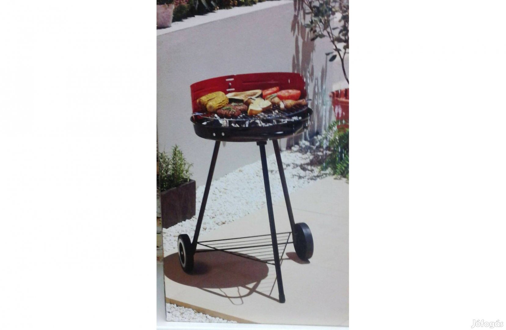 Kerekes Grill 44 CM ,Eredeti Bontatlan Csomagolásban