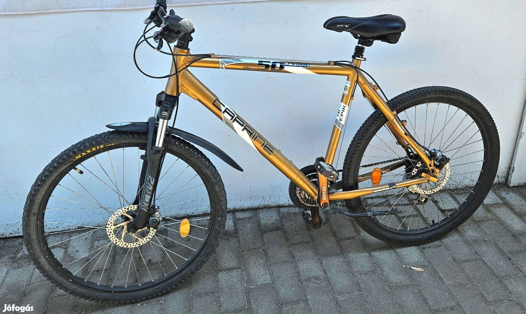 Kerékpár 26"os Caprine aluvázas tárcsafékes 26os Mtb jó állapotban