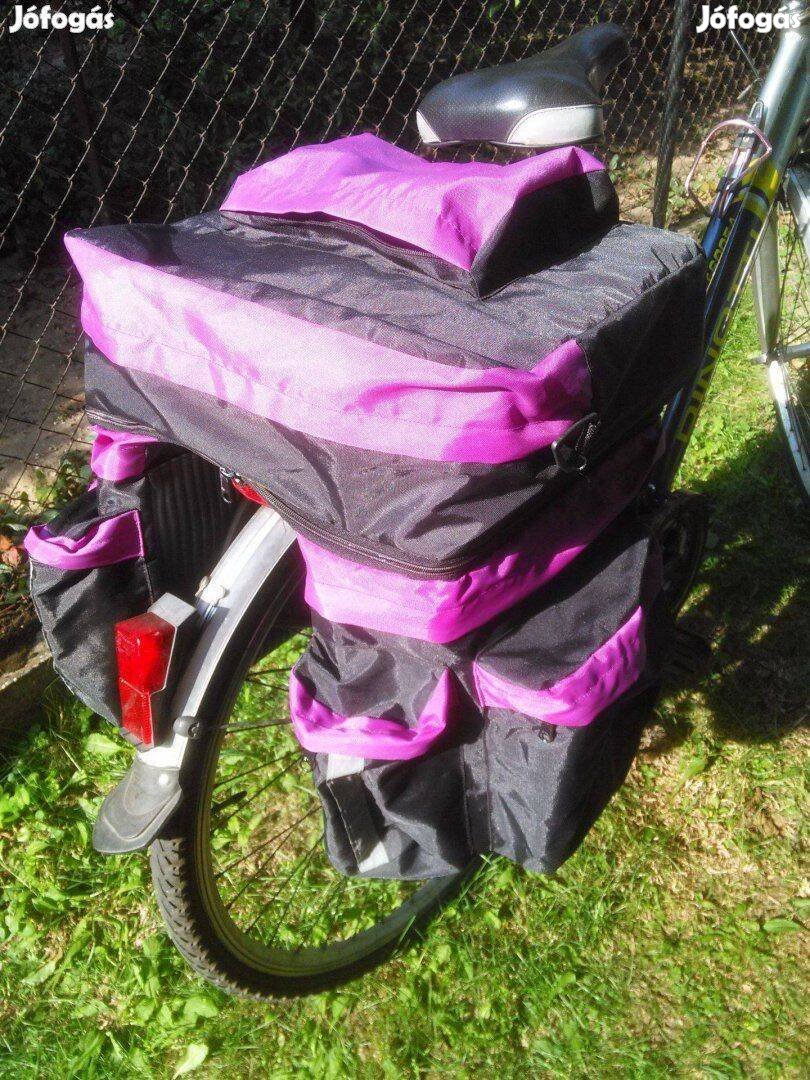 Kerékpár Ebike Pedelec táska szett túrazsák csomagtartó táska