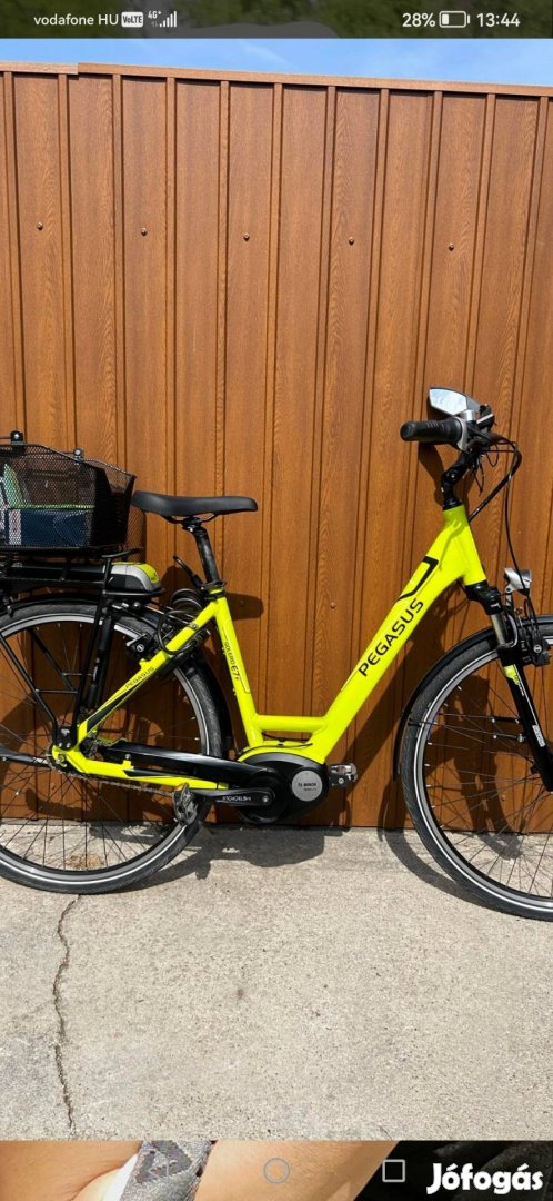 Kerékpár Ebike Pegasus Bosch 1700 km Garanciaval