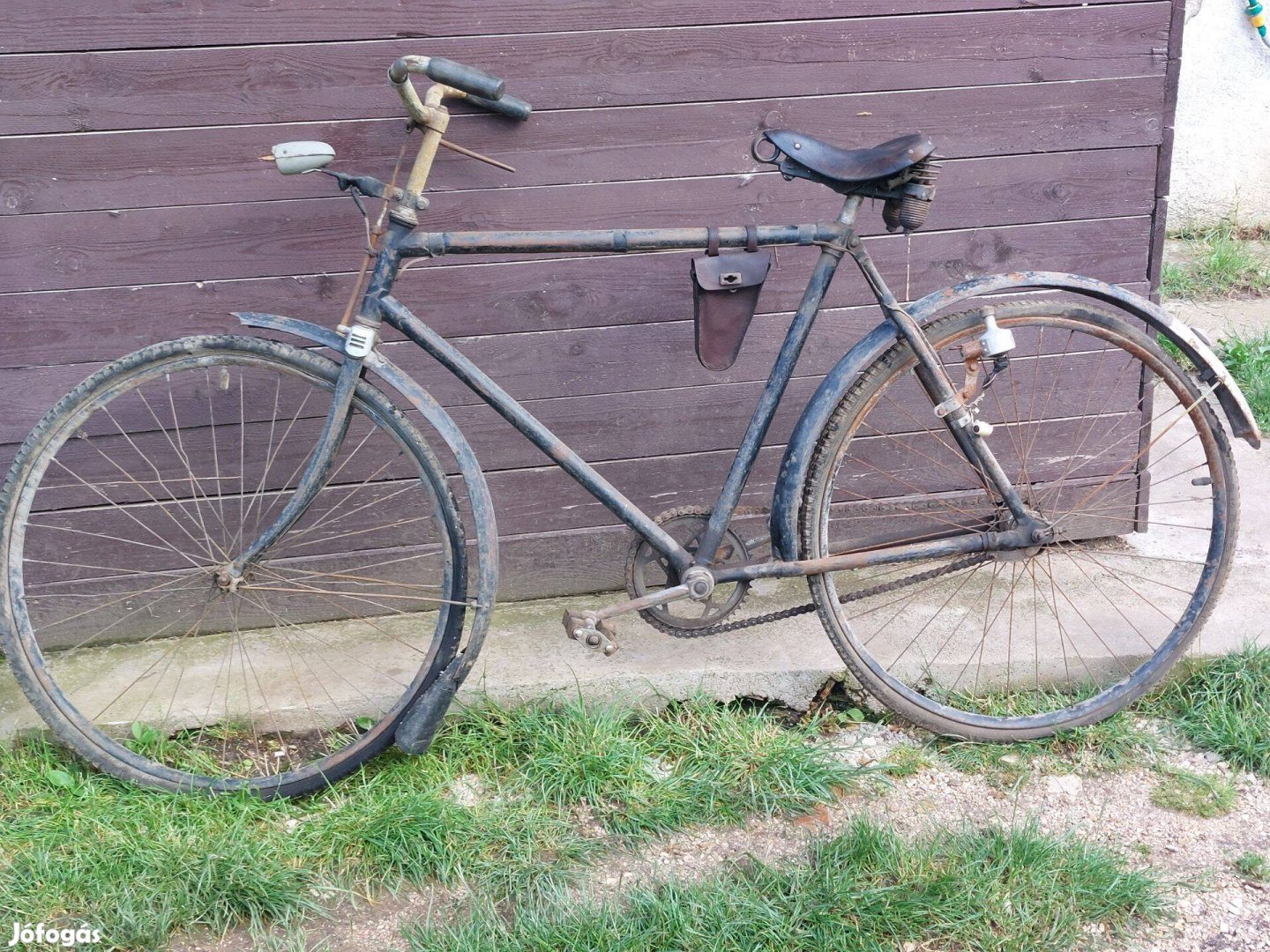 Kerékpár "Régi" 1950-160 évekből. Eredeti tartozékok