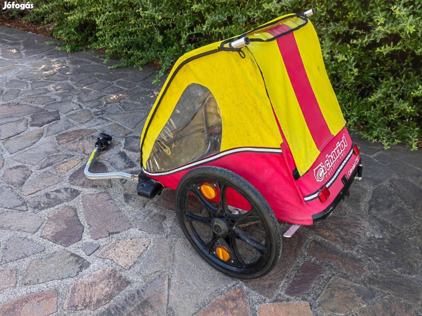 Kerékpár bicikli thule chariot utánfutó 2 gyerek szállító XL nagyméret