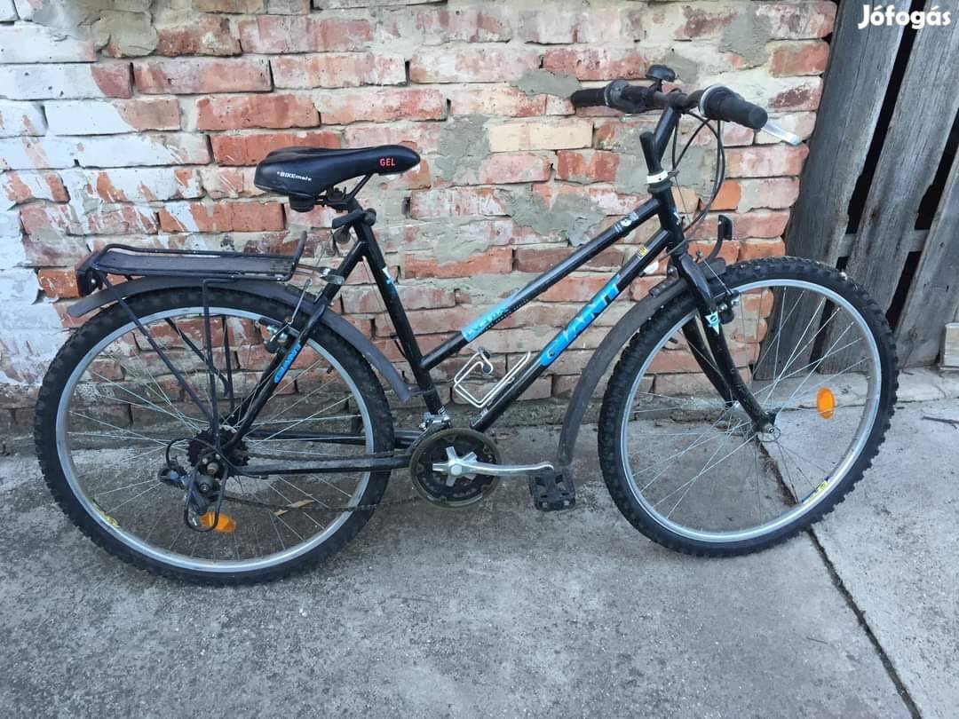 Kerékpár eladó fekete kék 