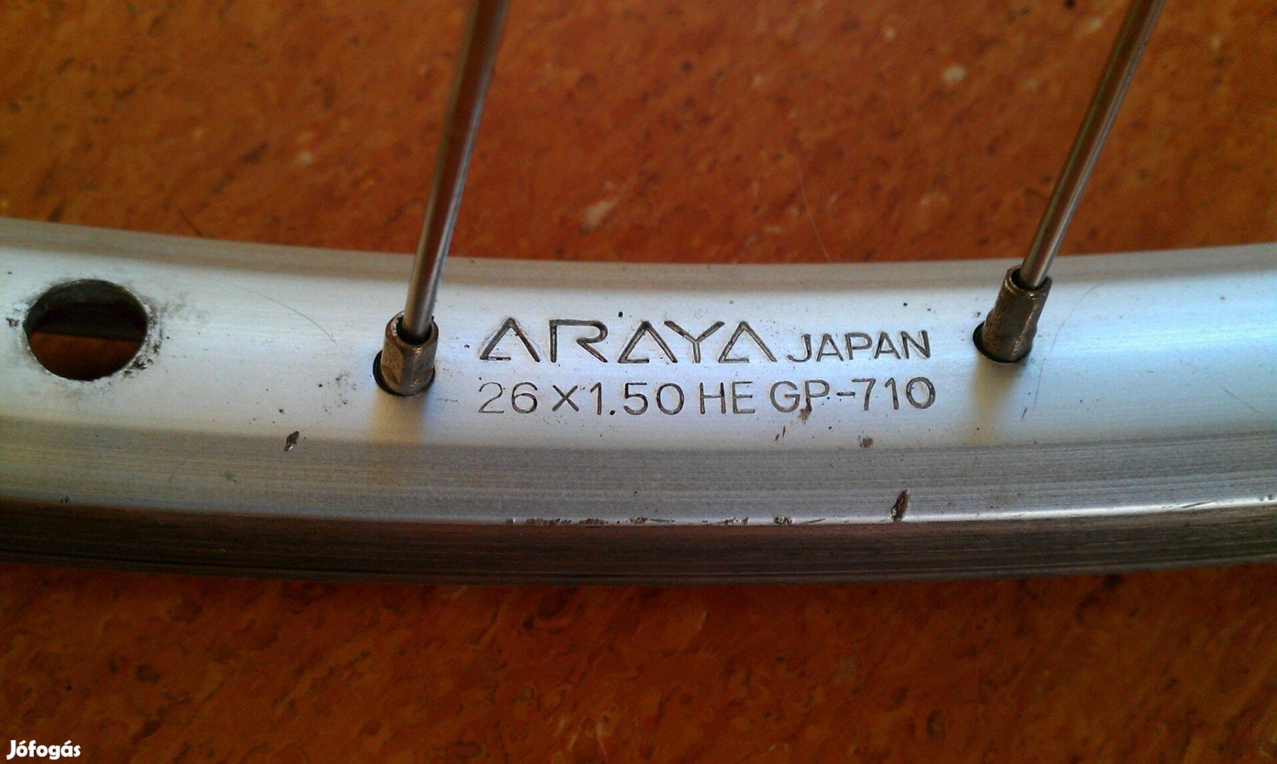 Kerékpár felni Japán Araya 26x1.50 HE GP-710 első, hátsó kerekek