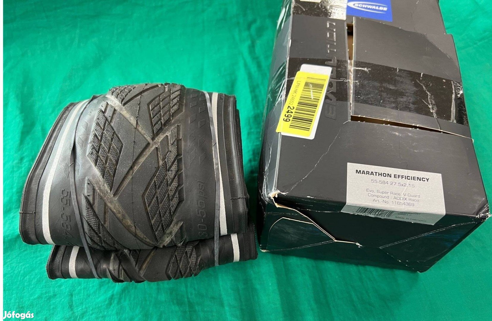 Kerékpár gumiabroncs Schwalbe Marathon Efficiency 27.5x2.15