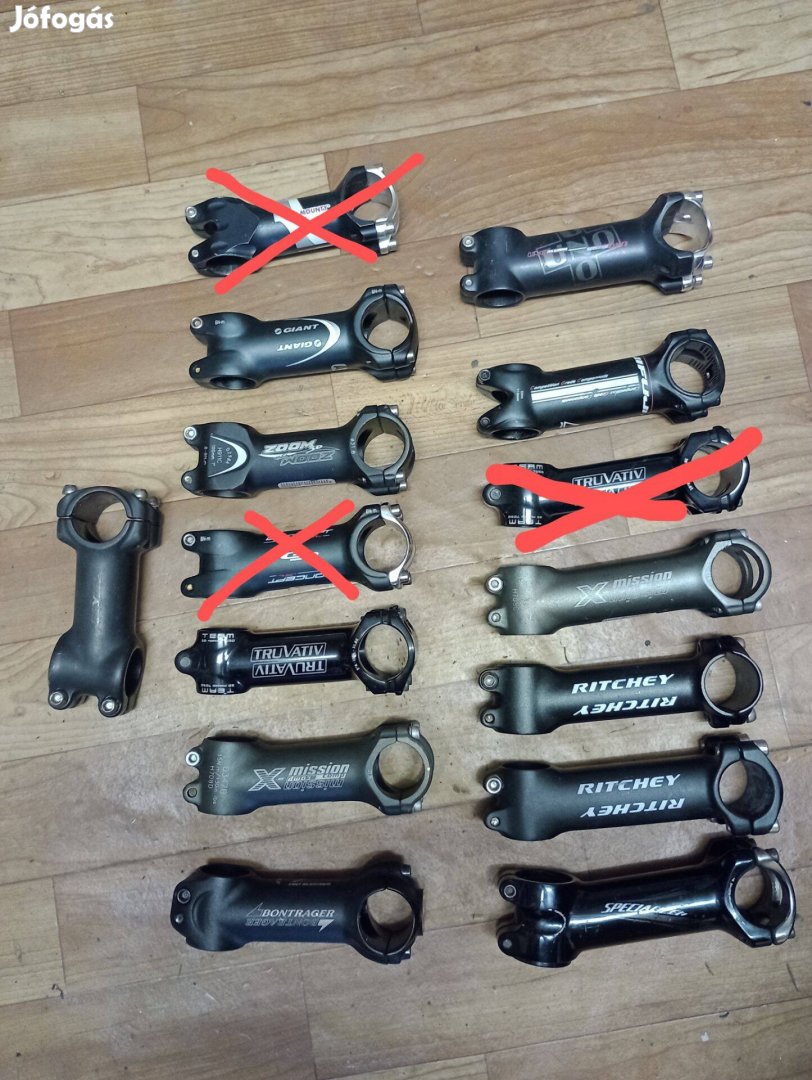 Kerékpár kormányszár, stucni 31,8mm