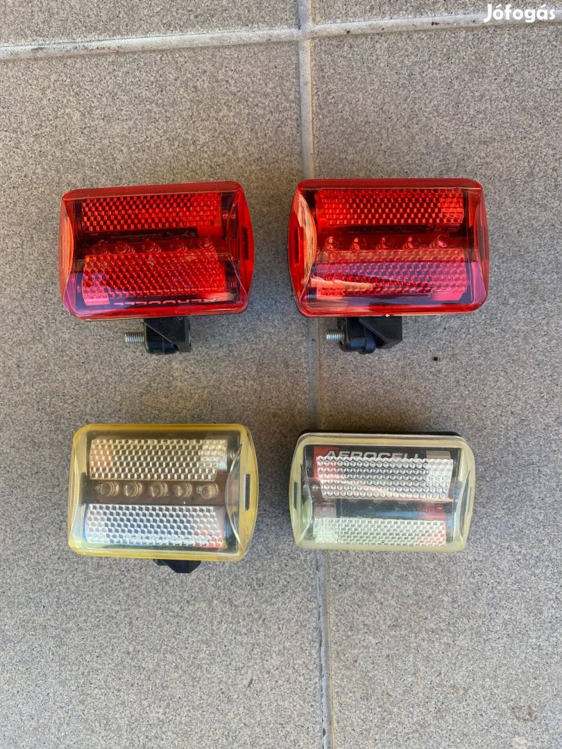 Kerékpár lámpa szett elemes