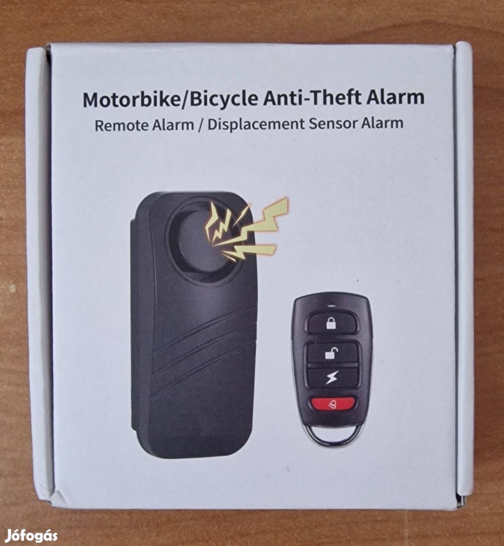 Kerékpár motorkerékpár riasztó vízálló távirányítós
