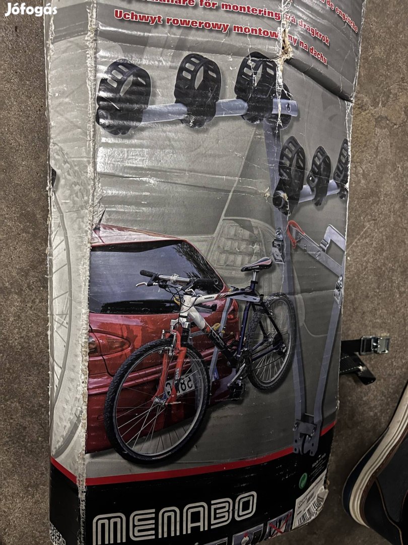 Kerékpár szállító vonóhorogra 3 személyes