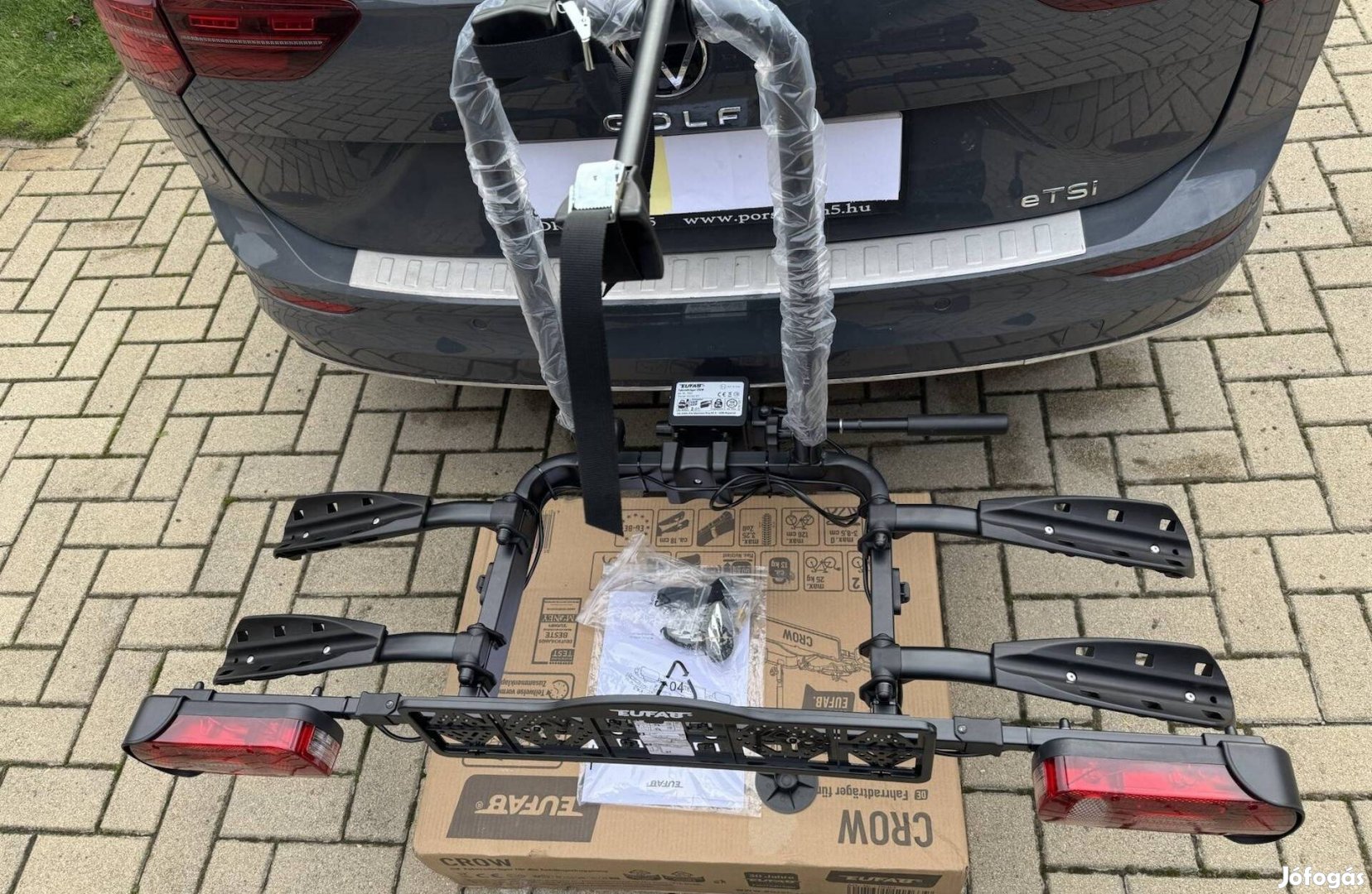 Kerékpár szállító vonóhorogra szerelhető Új!