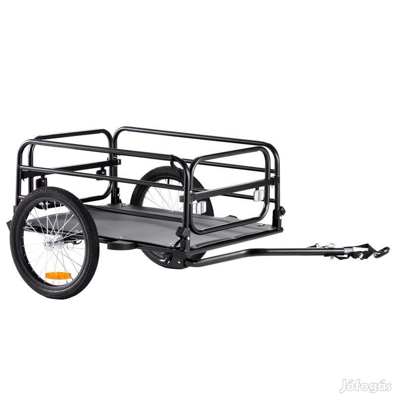 Kerékpár utánfutó 22&quot;-28&quot;-os kerékpárkerékhez 141 cm&#8230;