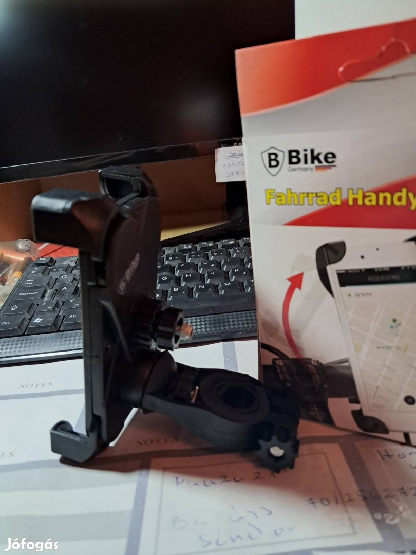 Kerékpárra telefon tartó 