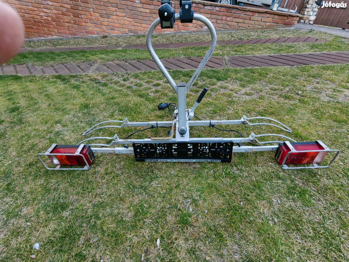 Kerékpártartó kerékpárszállító vonóhorog ra 2 kerékpár