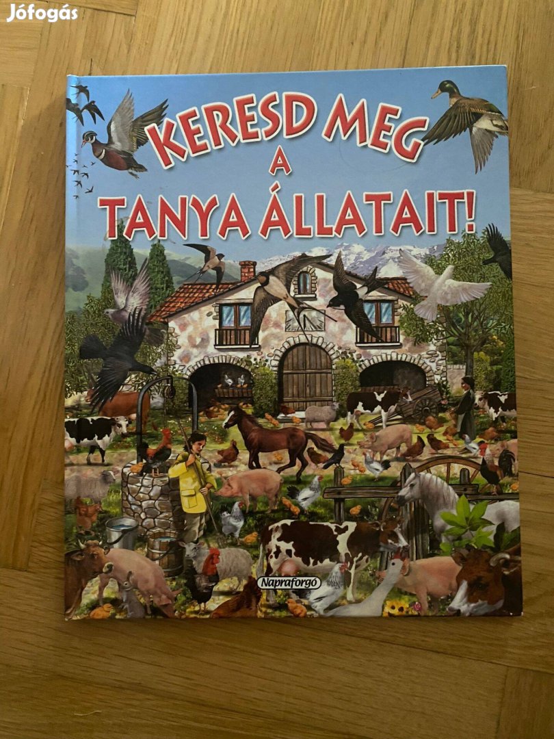 Keresd meg a tanya állatait! c.gyerekkönyv 6-10 éveseknek