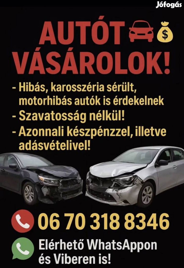 Keresek: Autó felvásárlás