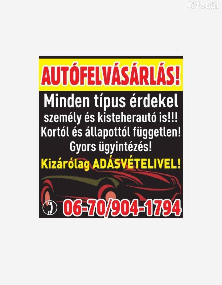 Keresek: Autófelvásárlás