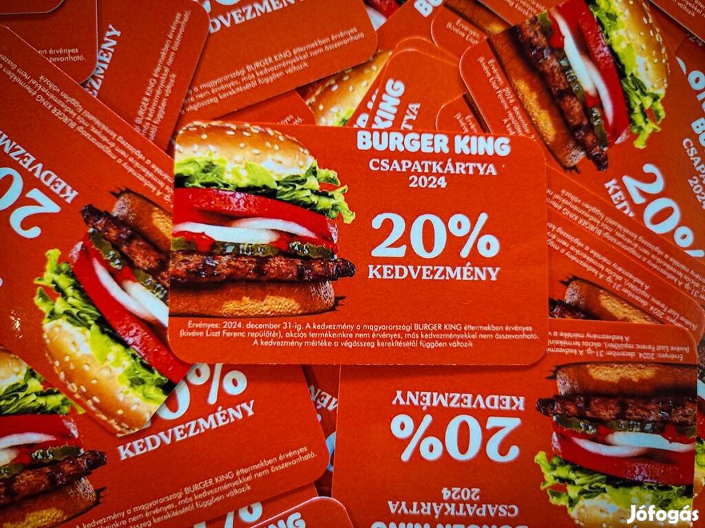 Keresek: Burger King csapot kartyám