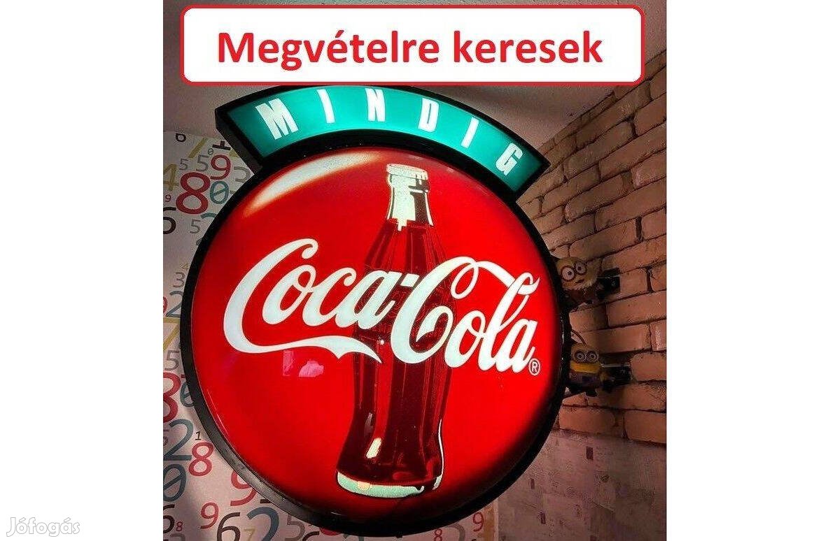 Keresek: Coca-Cola világító tábla