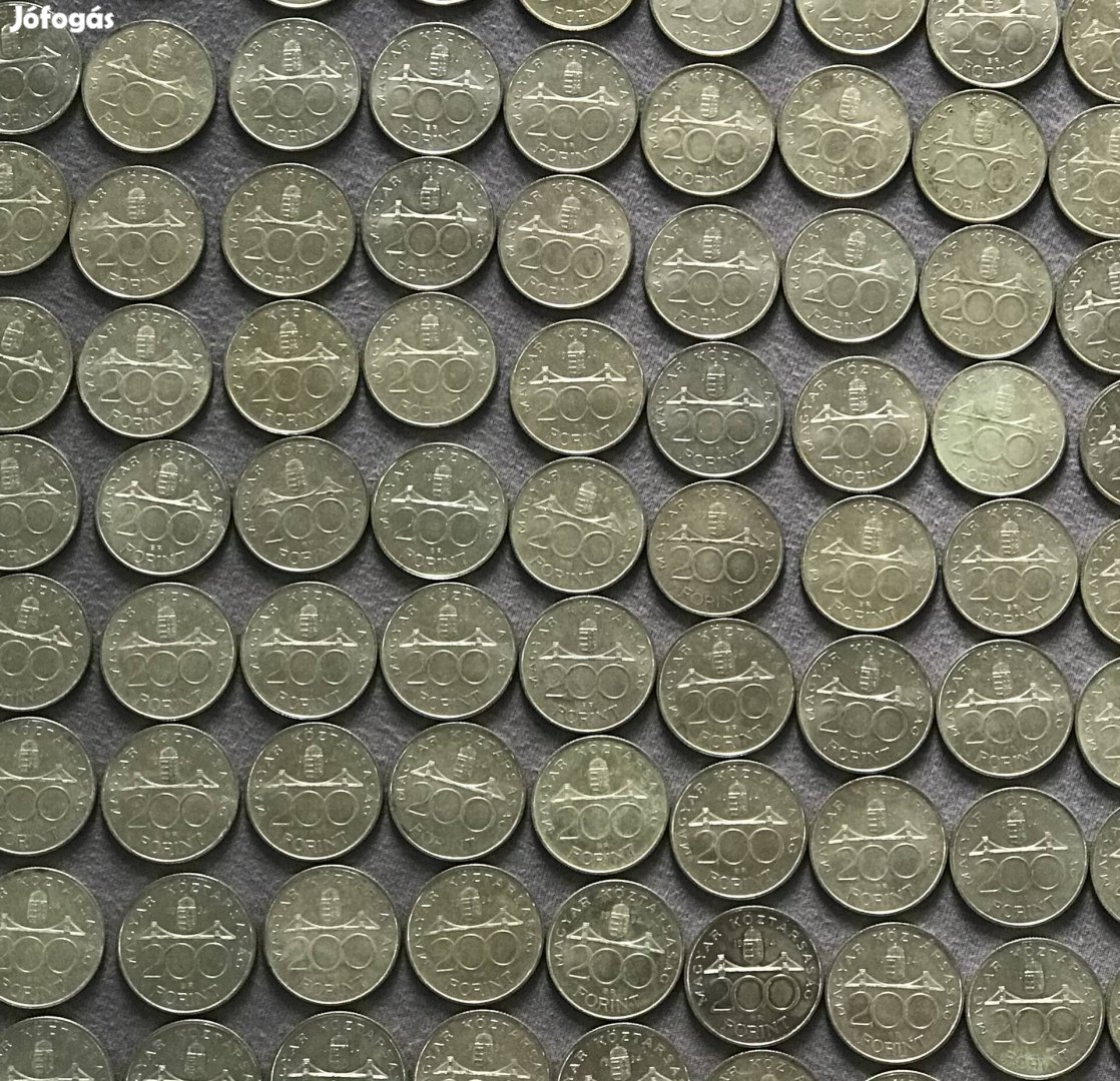 Keresek Ezüst 200 forint keresek vásárolok 3500 Ftdb