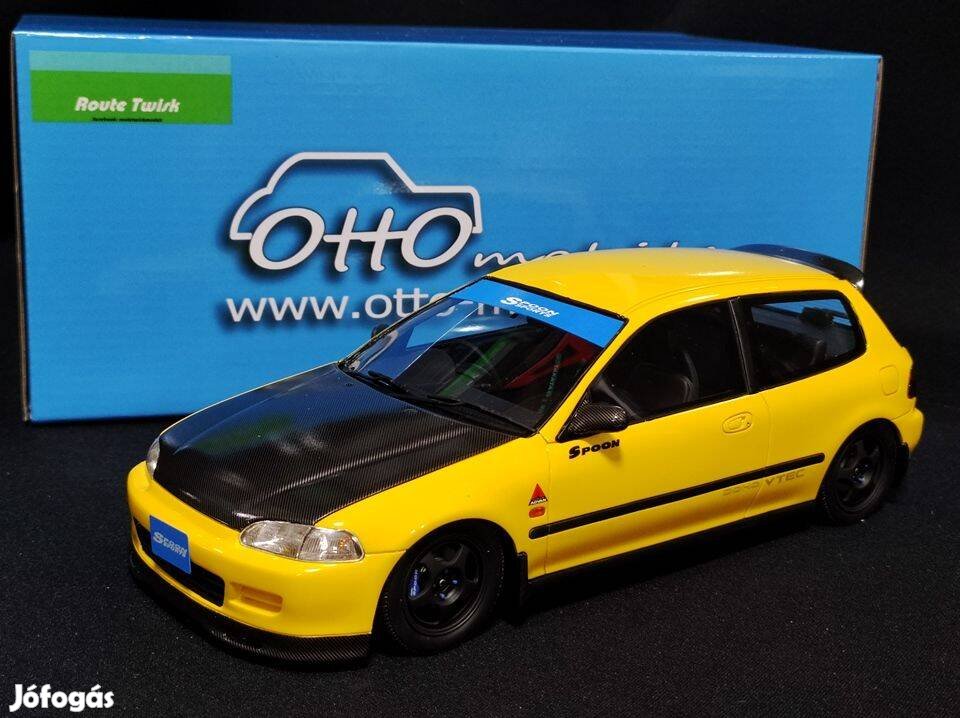 Keresek: Honda Civic EG6 Otto Mobile 1:18 kisautó modell