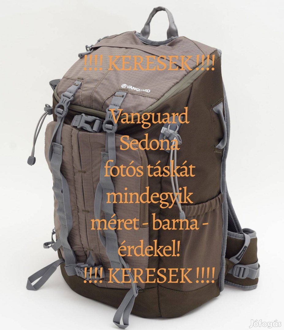 Keresek: Keresek!!! Vanguard Sedona khaki, barna fotós hátizsákot (41, 45, 51)