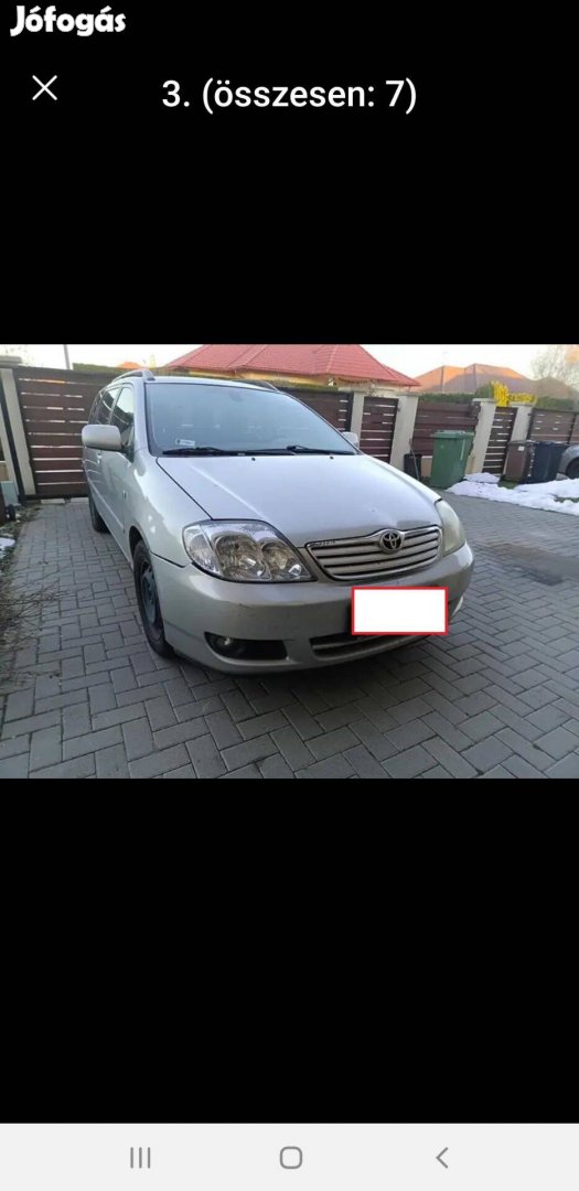 Keresek: Kombi corollát csak benzinest 2005-6