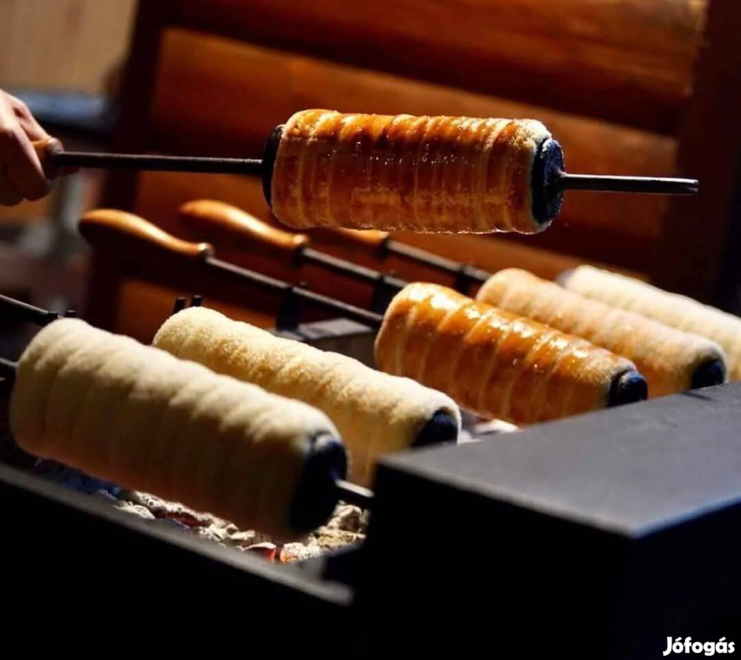 Keresek: Kürtőskalács sütés