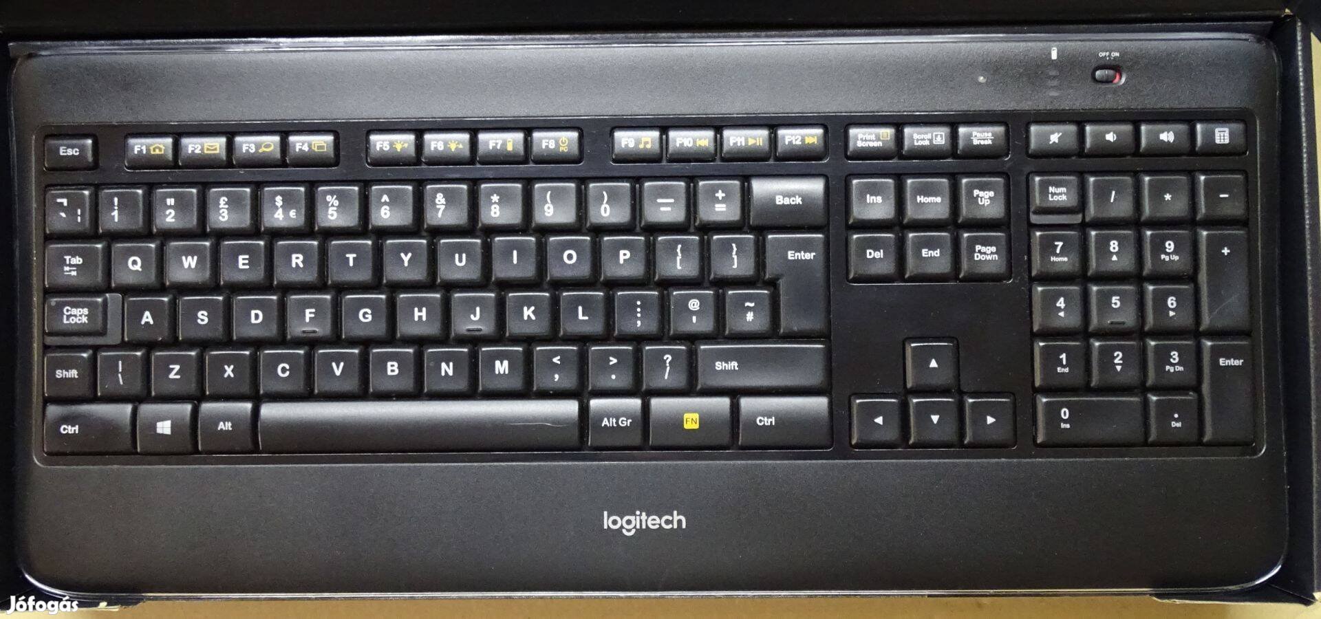 Keresek: Logitech K800 hibás billentyűzetet alkatrésznek