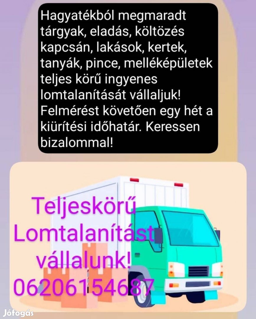 Keresek: Lomtalanítás ingyen