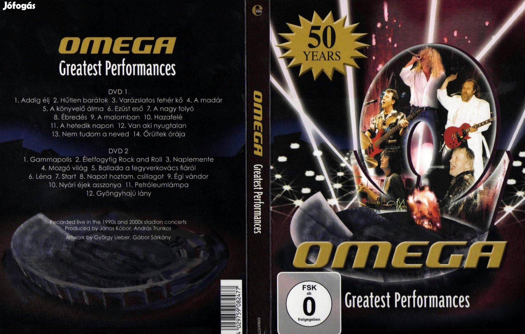 Keresek Omega greatest performances 2-dvd