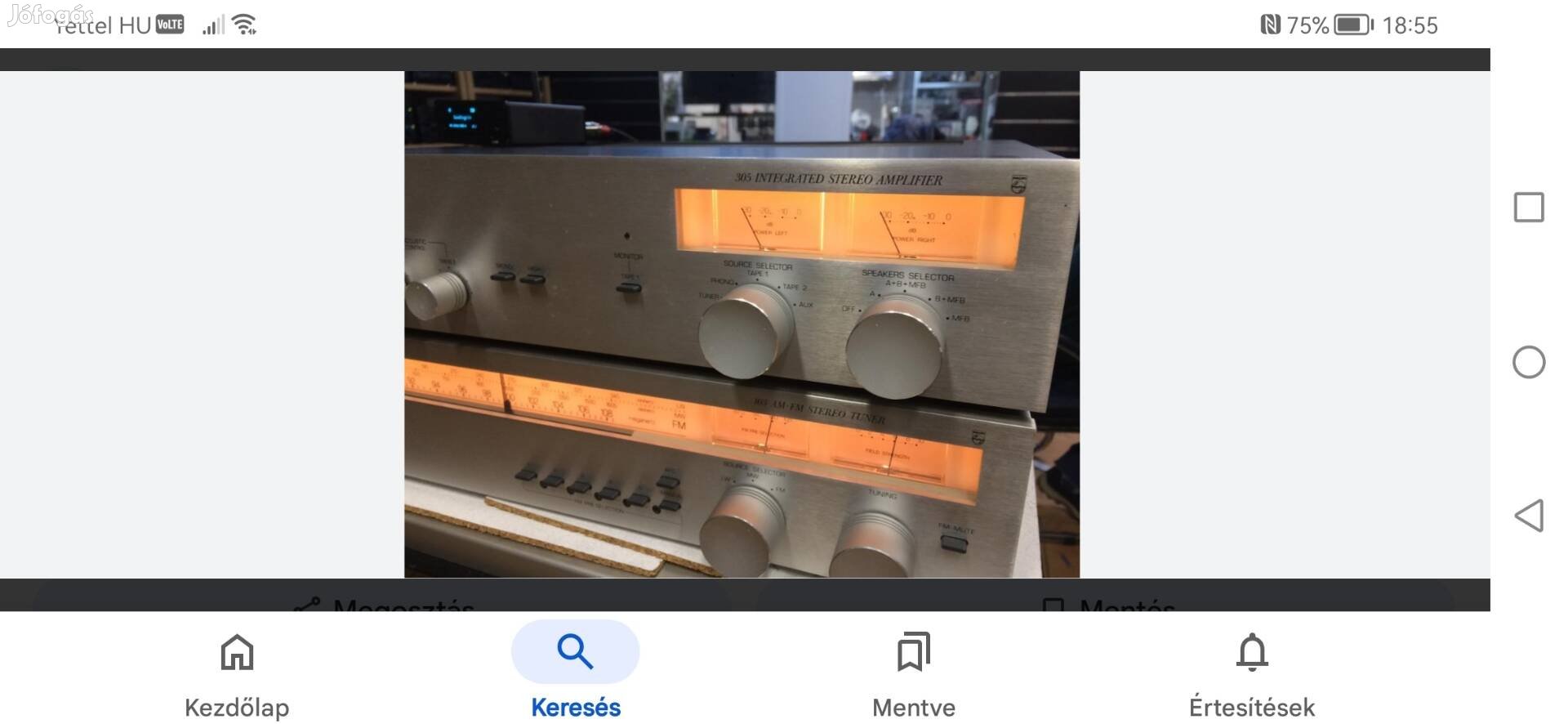 Keresek: Philips Ah-305 erősítő 