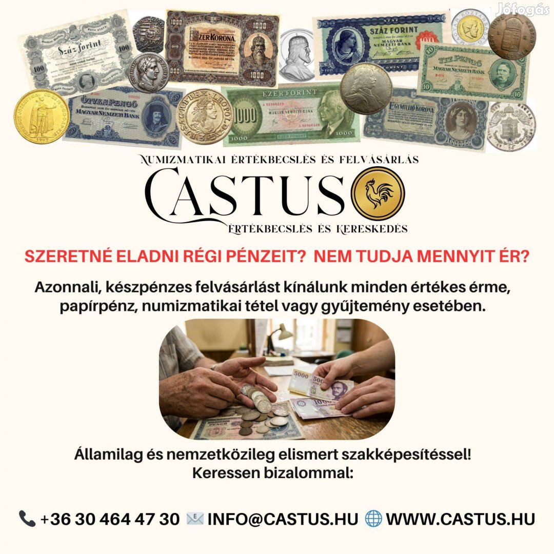 Keresek Régi pénz, érme, papírpénz, kitüntetés, plakettek