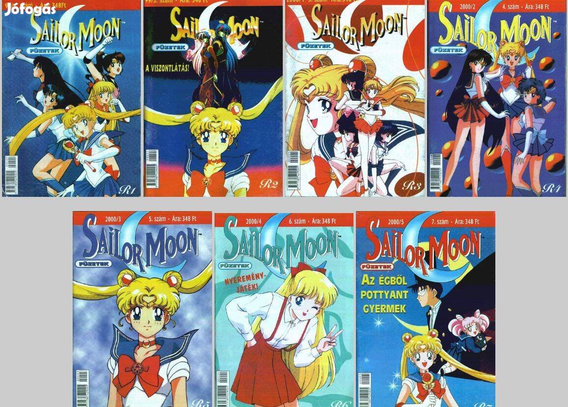 Keresek: Sailor Moon kis füzeteket keresek egyben