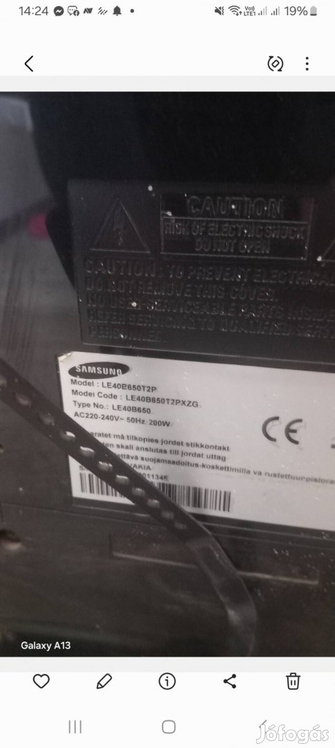 Keresek: Samsung alkatrész LE-40B650T2Pxxc tápegység 
